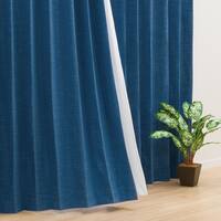 お好みサイズカーテン RD140 ブルー(幅101-200/丈171-220cm)