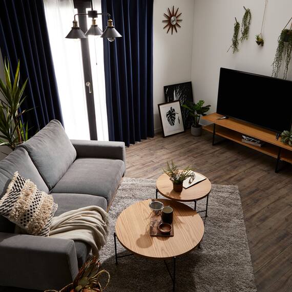 (1枚入り)遮光1級・断熱・遮熱カーテン(RD140 ネイビー 100X170X1) 13枚目画像