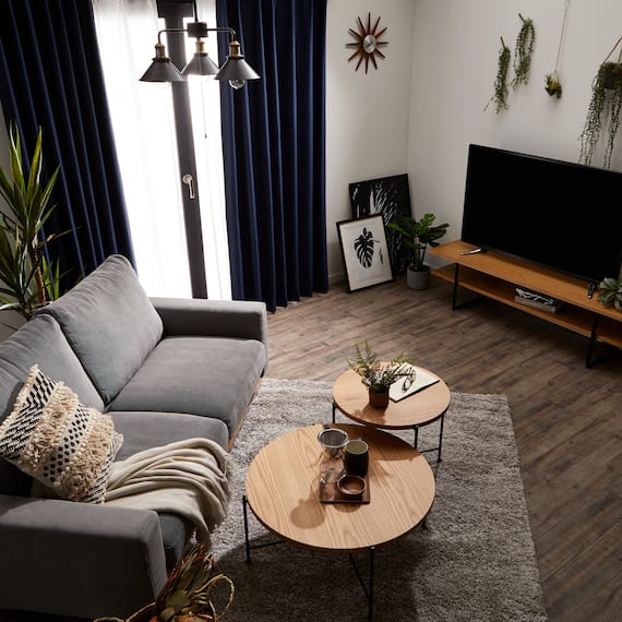 (1枚入り)遮光1級・断熱・遮熱カーテン(RD140 ネイビー 100X170X1) 13枚目画像