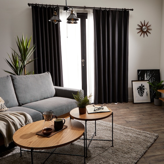 遮光1級・断熱・遮熱カーテン(RD140 ウォームグレー 150X135X2) 3枚目画像