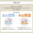 遮光1級・断熱・遮熱カーテン(RD140 ウォームグレー 150X135X2) 7枚目画像