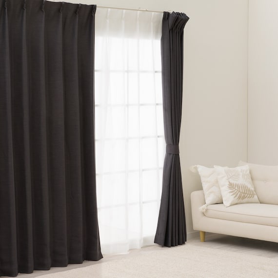 遮光1級・断熱・遮熱カーテン(RD140 ウォームグレー 100X90X2) 20枚目画像