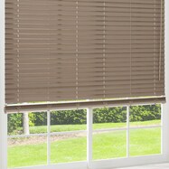 ヒモなし簡単昇降 木目調PVCブラインド
