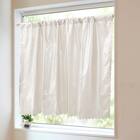 【UVカット・遮熱・保温・昼遮像】日除けに最適な遮熱カフェカーテン 100X45 BE 1枚目画像