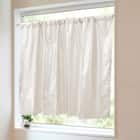 【UVカット・遮熱・保温・昼遮像】日除けに最適な遮熱カフェカーテン 100X45 BE 1枚目画像