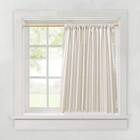 【UVカット・遮熱・保温・昼遮像】日除けに最適な遮熱カフェカーテン 100X45 BE 2枚目画像