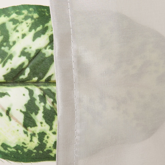 【UVカット・遮熱・保温・昼遮像】日除けに最適な遮熱カフェカーテン 100X45 BE 5枚目画像