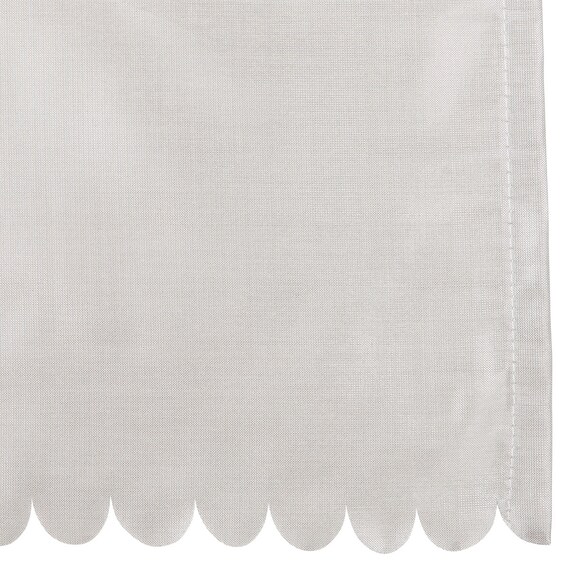 【UVカット・遮熱・保温・昼遮像】日除けに最適な遮熱カフェカーテン 100X45 BE 6枚目画像