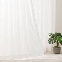 お好みサイズレースカーテン RL205 アイボリー(幅101-200/丈171-220cm)