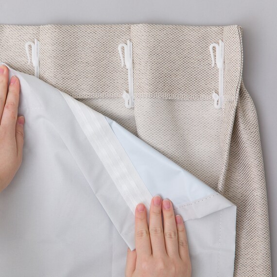 遮光1級 ＋ 遮熱・保温1枚入り 4層 軽量の裏地ライナー(R01 100X171X1) 3枚目画像