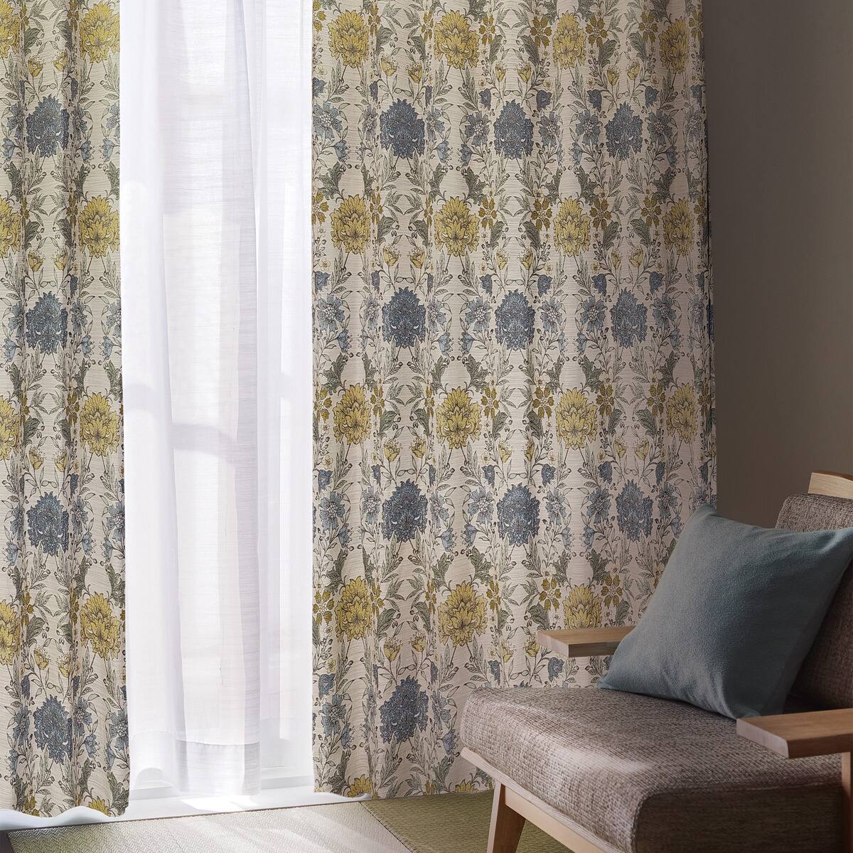 裏地付き遮光1級・遮熱ジャカードカーテン(PK261 100X110X2) | ニトリ