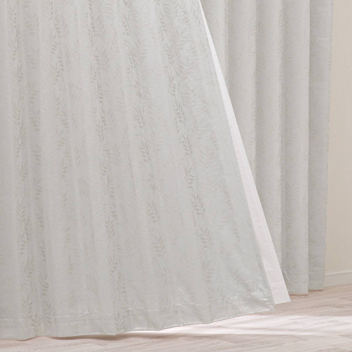 Nitori カーテン アイボリー お好みサイズカーテン PK268 アイボリー(幅101-200/丈90-170cm