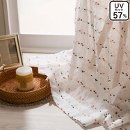 お好みサイズレースカーテン RL192 アイボリー