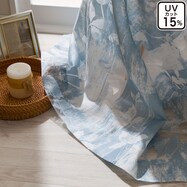 お好みサイズレースカーテン RL202 ブルー