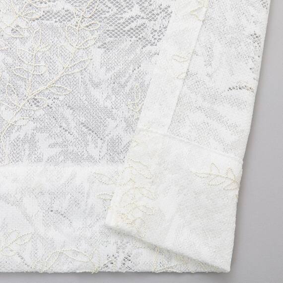 レースカーテン(RL204 アイボリー 100X108X2) 8枚目画像