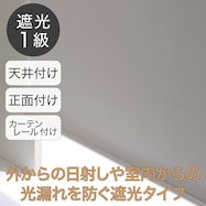 遮光ロールスクリーン ドルフィン(グレー)