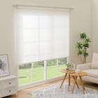 遮像・遮熱レースロールスクリーン(JY01K ホワイト 90×220) 1枚目画像