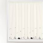 小窓カーテン(100×90 デコネコ DH182) 1枚目画像