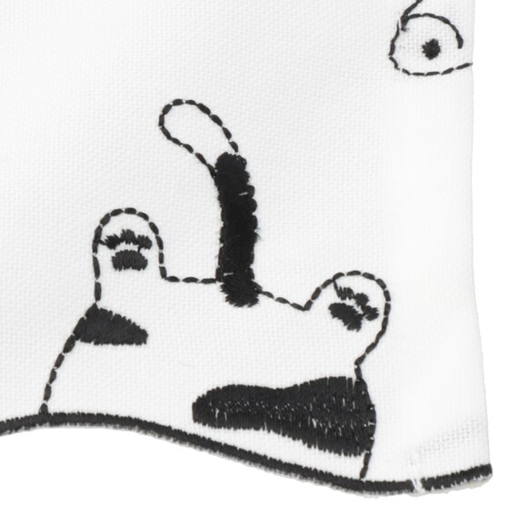 小窓カーテン(100×90 デコネコ DH182) 4枚目画像