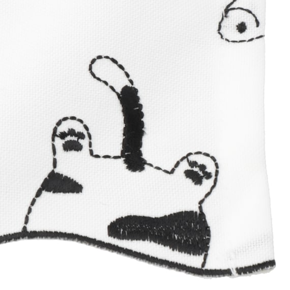 小窓カーテン(100×90 デコネコ DH182) 4枚目画像