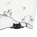 小窓カーテン(100×90 デコネコ DH182) 5枚目画像