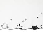 小窓カーテン(100×90 デコネコ DH182) 6枚目画像