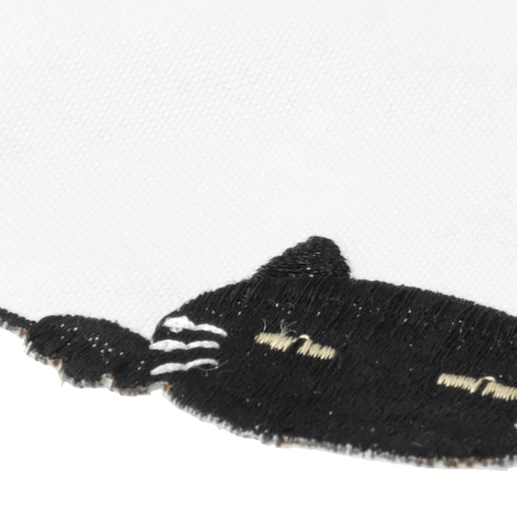 小窓カーテン(100×90 デコネコ DH182) 7枚目画像