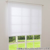 断熱 ハニカム構造のシェード(PE2 ホワイト 180X220)