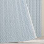 裏地付き遮光2級・遮熱カーテン(RD135 ブルー 100X110X2) 1枚目画像