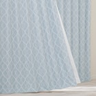 裏地付き遮光2級・遮熱カーテン(RD135 ブルー 100X110X2) 1枚目画像