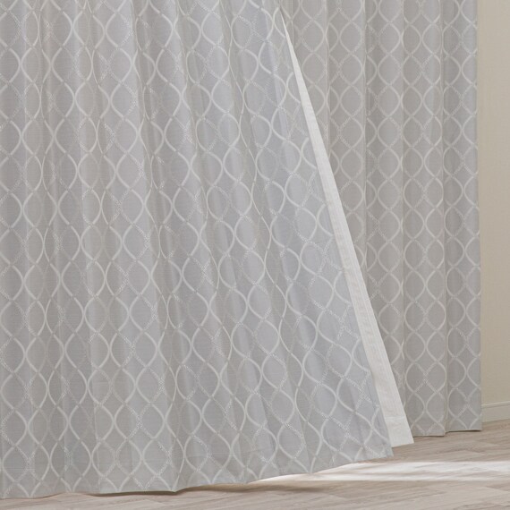 裏地付き遮光2級・遮熱カーテン(RD135 グレー 100X110X2) 1枚目画像