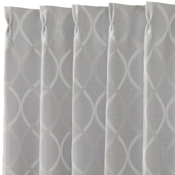 裏地付き遮光2級・遮熱カーテン(RD135 グレー 100X110X2) 5枚目画像