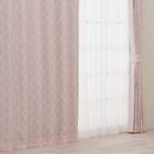 裏地付き遮光2級・遮熱カーテン(RD135 ローズ 100X110X2) 2枚目画像
