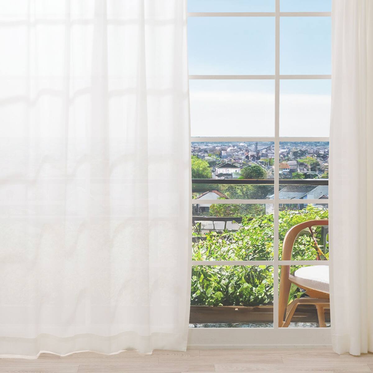 吸湿・放湿・遮像・遮熱・保温・UVカット273サイズレースカーテン