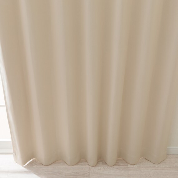 【防炎セット】4枚セットカーテン　遮光2級・遮熱・保温・昼遮像・UVカット (100x70x2 BE-04) 8枚目画像