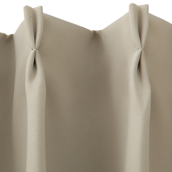 【防炎セット】4枚セットカーテン 遮光1級・遮熱・保温・昼遮像・UVカット (100x70x2 SBE-08) 4枚目画像