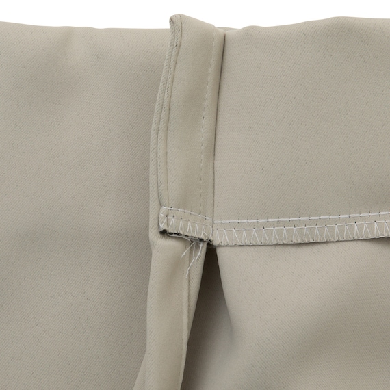 【防炎セット】4枚セットカーテン 遮光1級・遮熱・保温・昼遮像・UVカット (100x70x2 SBE-08) 5枚目画像