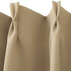 【防炎セット】4枚セットカーテン　遮光1級・遮熱・保温・昼遮像・UVカット (100x70x2 BUF-05) 4枚目画像