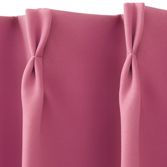 【防炎セット】4枚セットカーテン　遮光1級・遮熱・保温・昼遮像・UVカット (100x70x2 RO-26) 4枚目画像