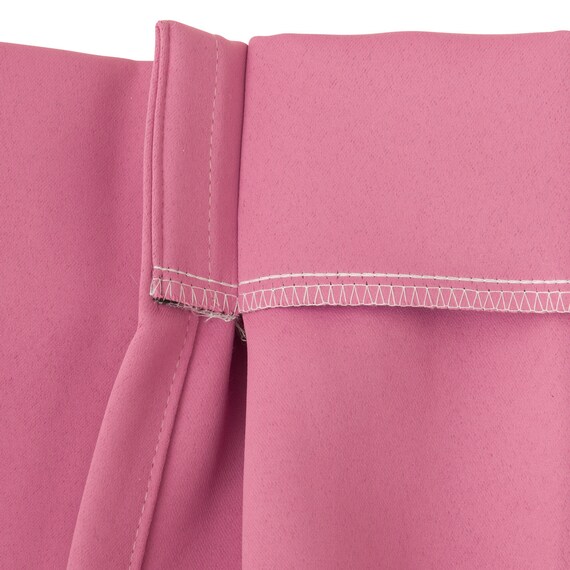 【防炎セット】4枚セットカーテン　遮光1級・遮熱・保温・昼遮像・UVカット (100x70x2 RO-26) 5枚目画像