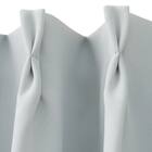 【防炎セット】4枚セットカーテン　遮光1級・遮熱・保温・昼遮像・UVカット (100x70x2 SGY-57) 4枚目画像