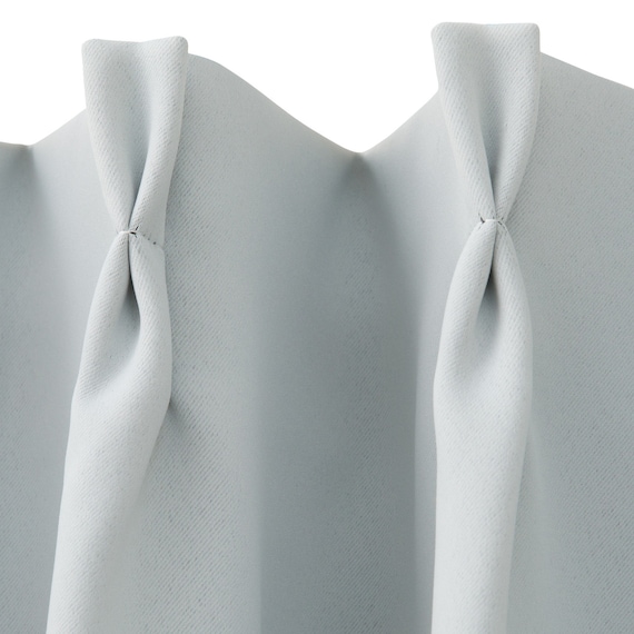 【防炎セット】4枚セットカーテン 遮光1級・遮熱・保温・昼遮像・UVカット (100x70x2 SGY-57) 4枚目画像