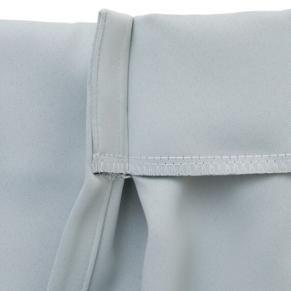 【防炎セット】4枚セットカーテン　遮光1級・遮熱・保温・昼遮像・UVカット (100x70x2 SGY-57) 5枚目画像