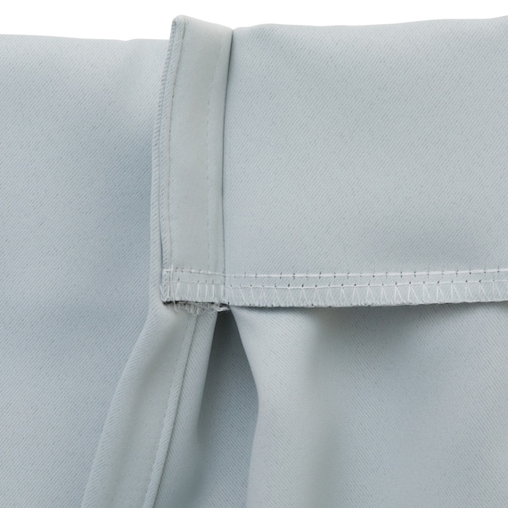 【防炎セット】4枚セットカーテン 遮光1級・遮熱・保温・昼遮像・UVカット (100x70x2 SGY-57) 5枚目画像