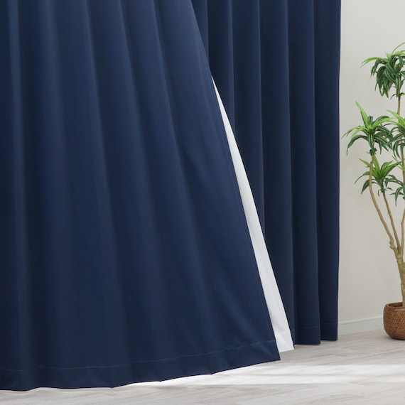 【防炎セット】4枚セットカーテン 遮光1級・遮熱・保温・昼遮像・UVカット (100x70x2 MBL-41) 1枚目画像