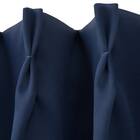 【防炎セット】4枚セットカーテン　遮光1級・遮熱・保温・昼遮像・UVカット (100x70x2 MBL-41) 4枚目画像