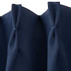 【防炎セット】4枚セットカーテン 遮光1級・遮熱・保温・昼遮像・UVカット (100x70x2 MBL-41) 4枚目画像