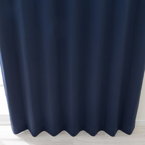 【防炎セット】4枚セットカーテン　遮光1級・遮熱・保温・昼遮像・UVカット (100x70x2 MBL-41) 8枚目画像