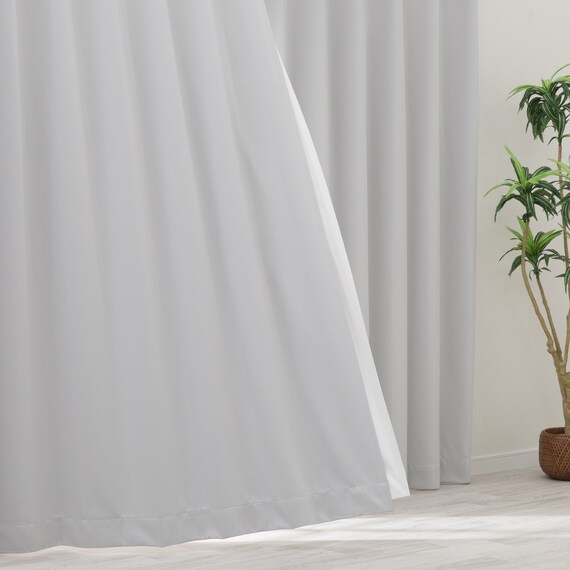 【防炎セット】4枚セットカーテン　遮光1級・遮熱・保温・昼遮像・UVカット (100x70x2 SV-53) 1枚目画像