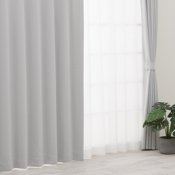 【防炎セット】4枚セットカーテン 遮光1級・遮熱・保温・昼遮像・UVカット (100x70x2 SV-53) 2枚目画像